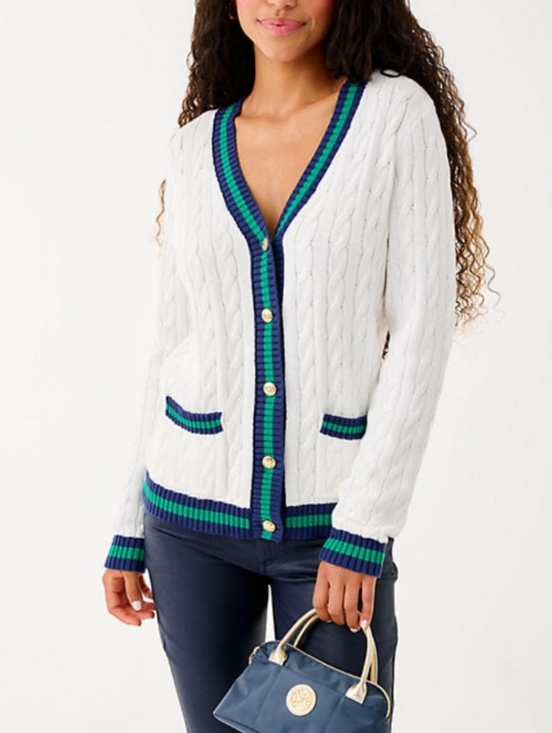 Lilly Pulitzer Sweaters - NWT Lilly Pulitzer Brockton V-neck Cardigan - M
